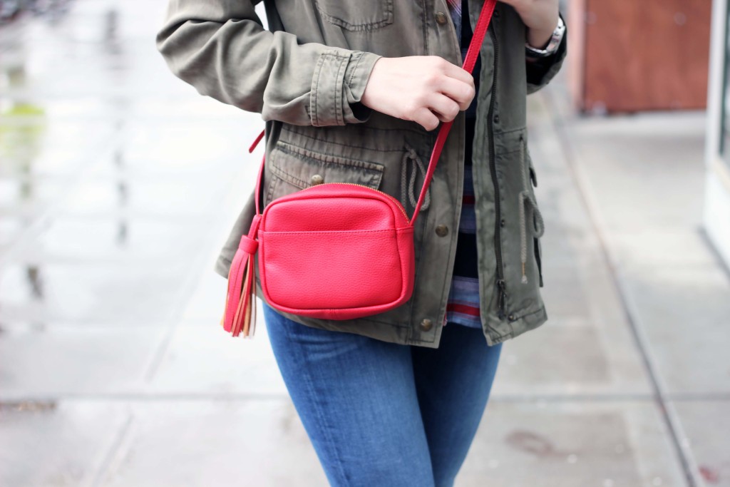 Red Tassel Purse