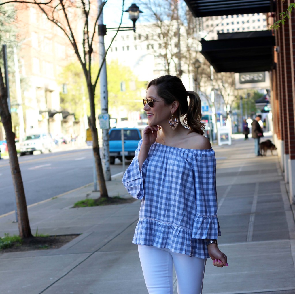 Nordstrom Rack off the shoulder top