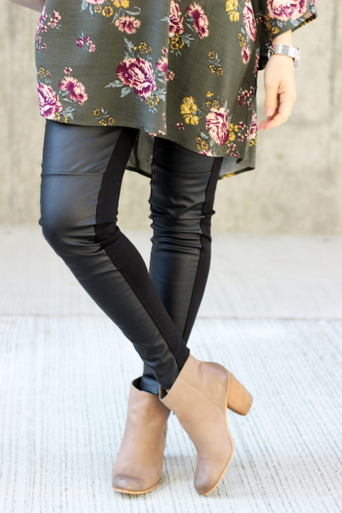 Tunic and Leather Pants