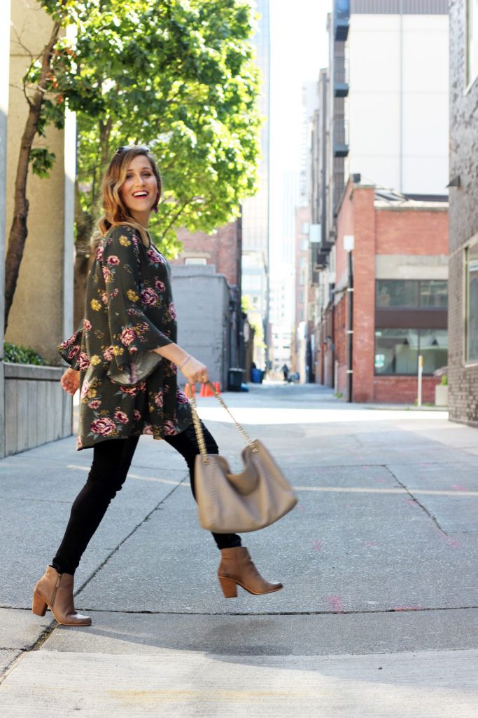 Tunic and Leather Pants